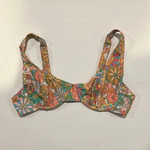 Bikini top Kulani kini medium with flowers